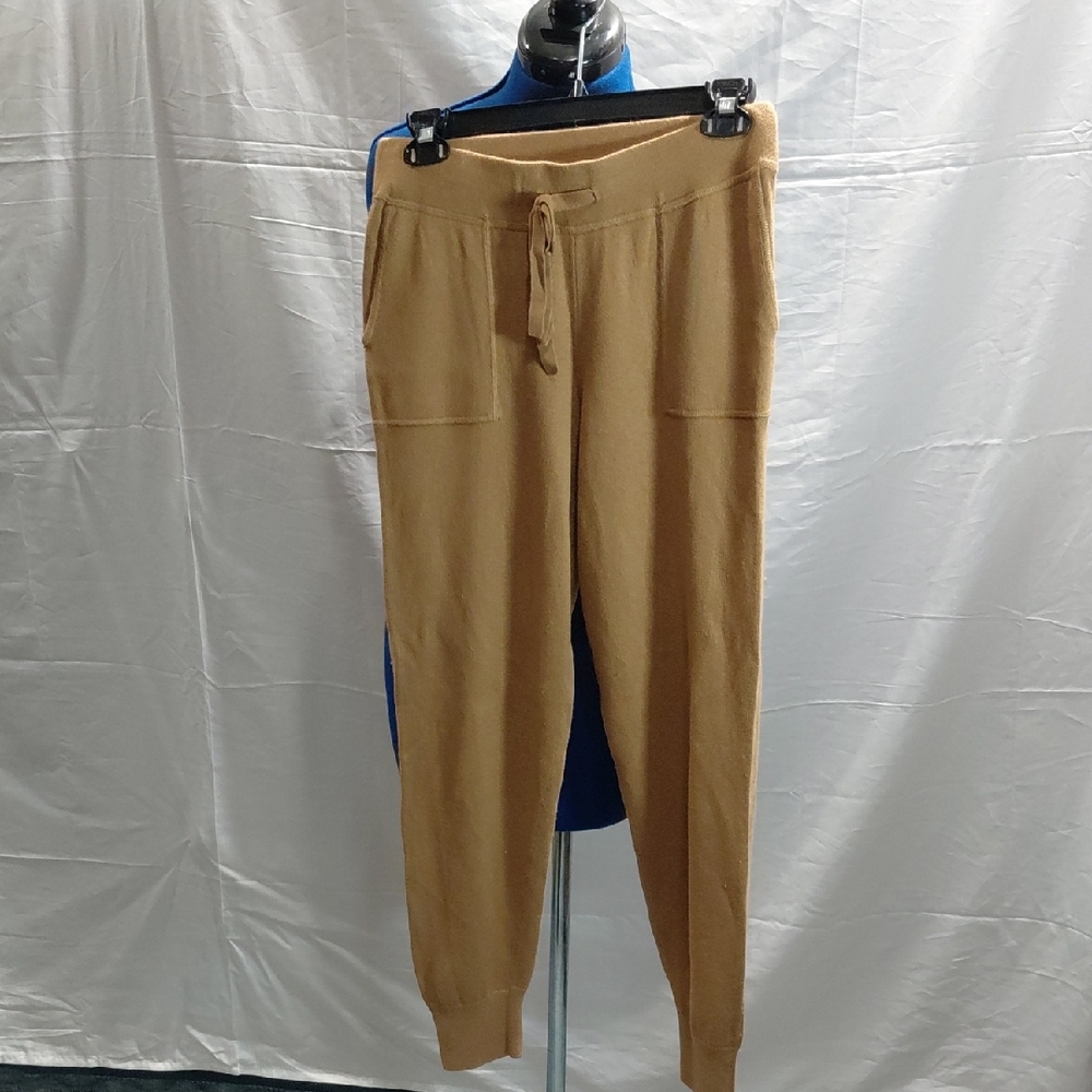 J. Crew Tan  Color Track Sweatpants Size XXS 85%cotton 15%Cashmere